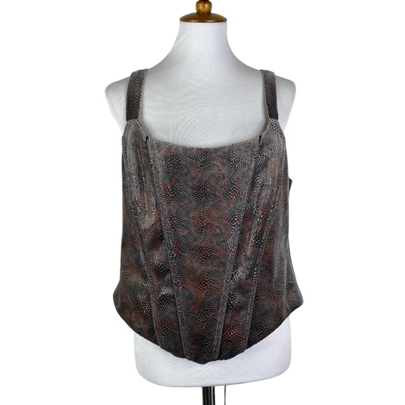 VTG Eliza of California Corset Top 2X (Runs small) Costume Cosplay - Picture 1 of 16